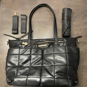 Poppy and Peonies Bird’s Papaya Ultimate Tote